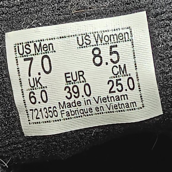 VANS "Off The Wall" Sk8-Hi MTE Pewter/Plaid Skate Shoes - Picture 11 of 11